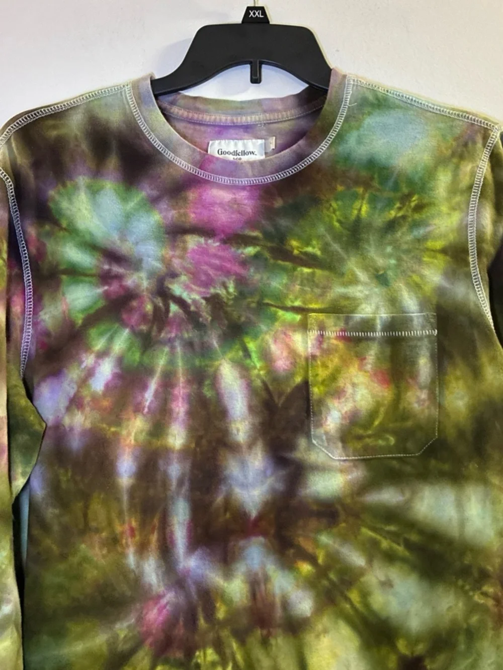Goodfellow & Co Multicolor Tie-Dyed Crewneck - Picture 4 of 6